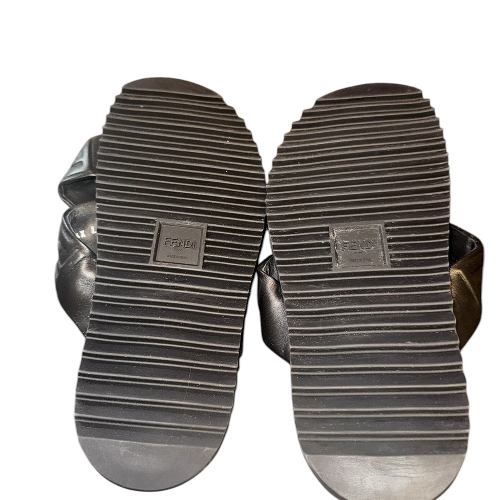 Men’s Black FENDI Slides US Size 11 - Picture 4 of 4